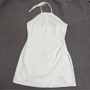 Gianni Bini White Halter Mini Dress